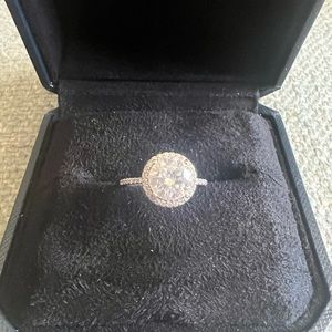 Moissanite Engagement Ring